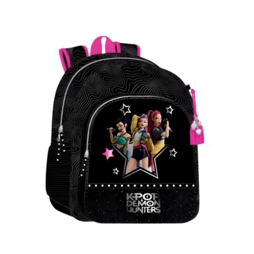 Safta Mochila negra y fucsia Las guerreras K-pop Demon Hunters 642668180