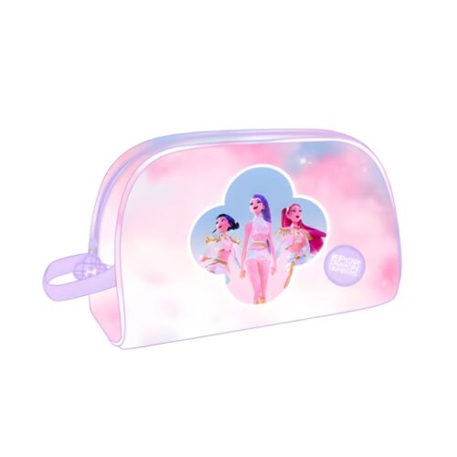 Safta Neceser Beauty de viaje Huntrix rosa Las guerreras K-pop Demon Hunters 842669332