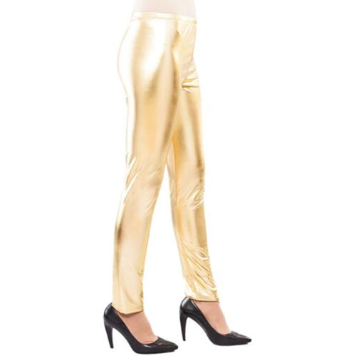Leggins brillantes de color oro para disfraces Eurocarnavales 94877