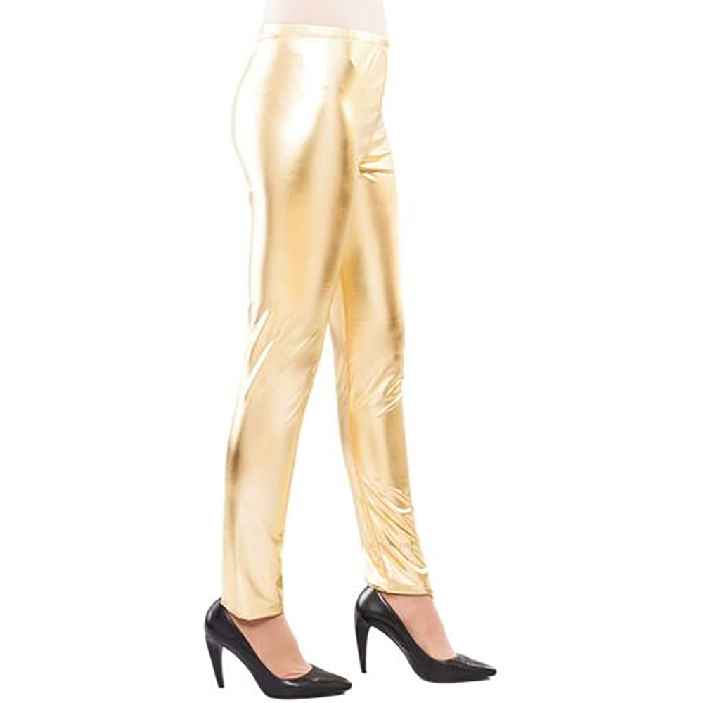 Leggins brillantes de color oro para disfraces Eurocarnavales 94877