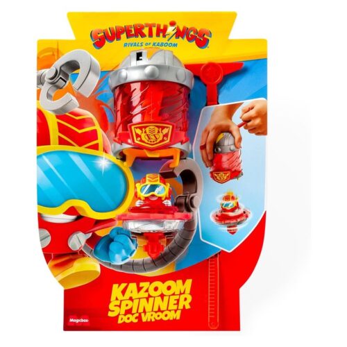 SuperThings Power Warriors Kazoom spinner Doc Vroom naranja Magic Box CB/49167 DV na