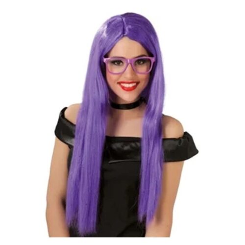 Guirca Peluca Melena Lisa Lila 4315