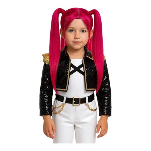 Guirca Peluca Infantil Rosa 48181