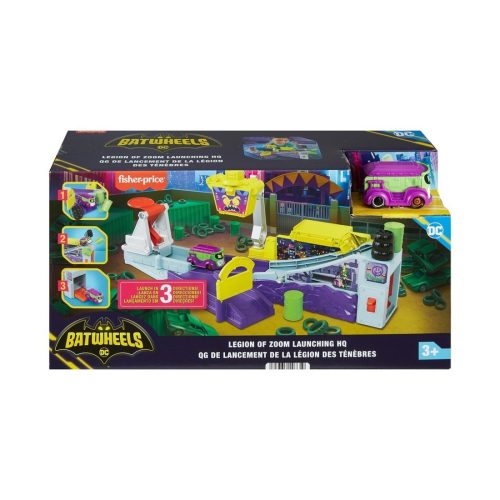 Pista Legión de Zoom Batwheels Fisher-Price con Lanzador HNP07