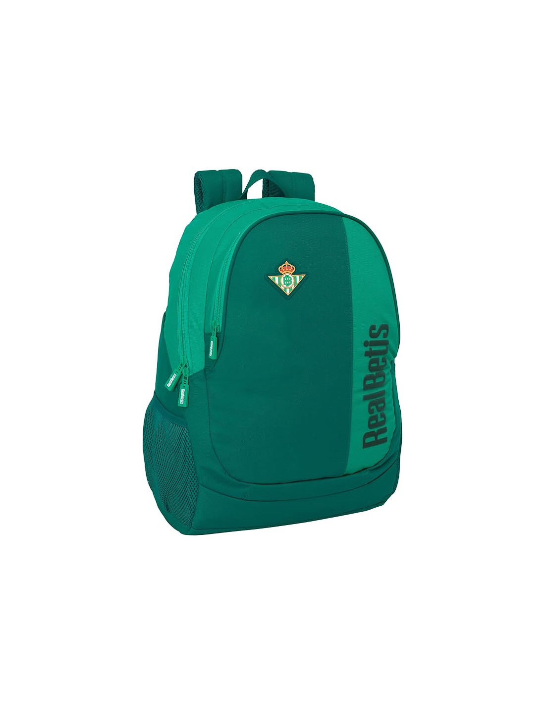 Mochila escolar doble del Real Betis de 44c adaptable para carro Safta 612566665 ¡
