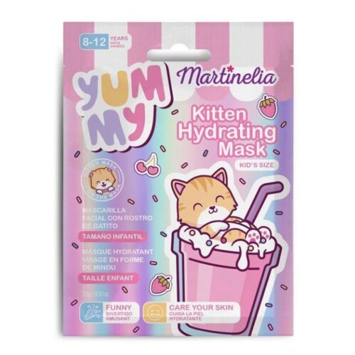 Aquarius Cosmetics Martinelia mascarilla Yummy suave e hidratante con gatito 77040