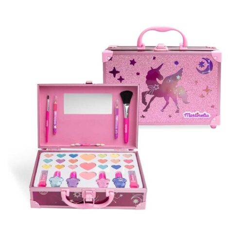 Aquarius Cosmetics Martinelia maletín de maquillaje Galaxy Dreams rosa con unicornio 85425