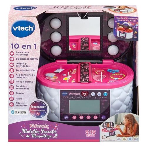 Vtech Kidisecrets maletín secreto de maquillaje joyero interactivo con código secreto y luces 80-581867