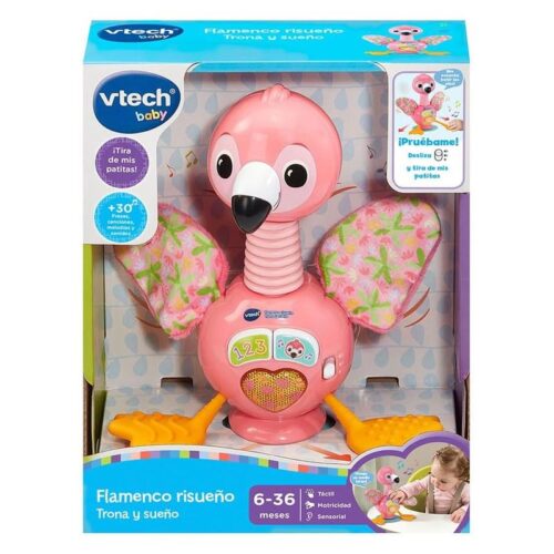 Vtech flamenco risueño trona y sueño con luces y sonidos divertidos 80-587122