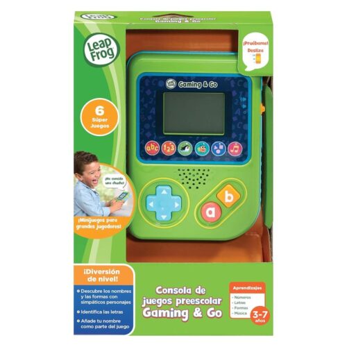 Vtech Leapfrog consola de juegos preescolar gaming & go con 6 minijuegos educativos 80-621239