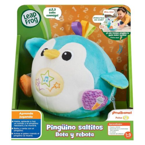 Vtech Leapfrog pingüino saltitos bota y rebota peluche interactivo con luz y sonido 80-623139