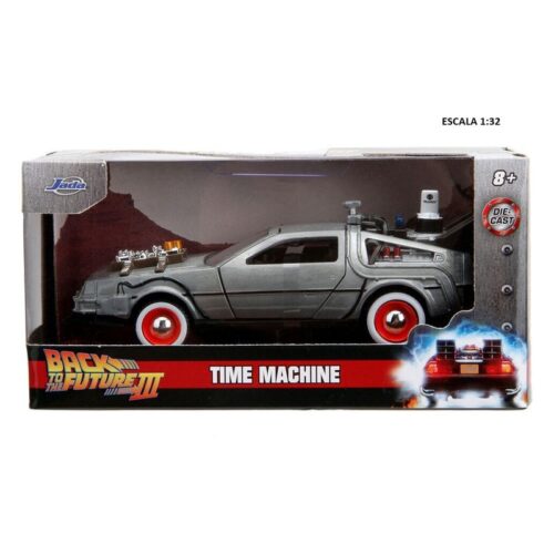 Simba coche Jada regreso al futuro 3 DLorean réplica metal escala 1:32 9332290314R0