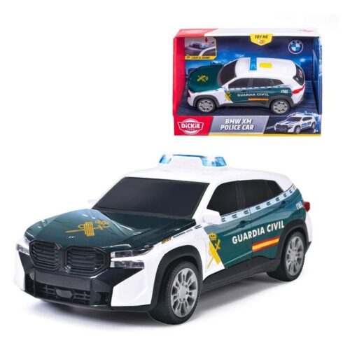 Simba BMW XN coche de la guardia civil de 15cm con luces y sonido Dickie Toys 203712036SI1