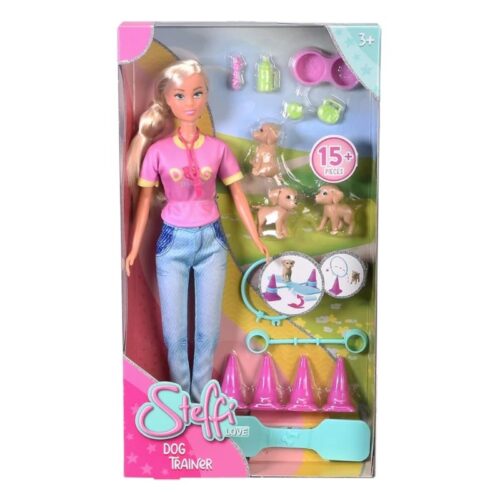 Simba muñeca Steffi love adiestradora de perros con cachorros y accesorios 105733991