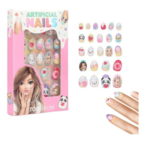 Uñas postizas pastel Candy Glam Top Model 14071