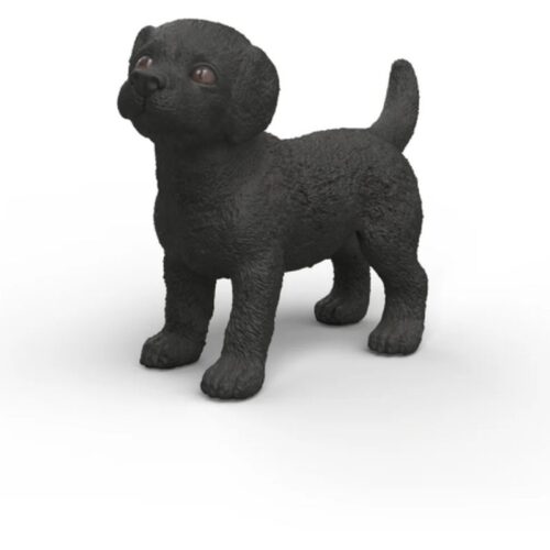 Schleich figura realista cachorro Labrador Retriever negro 14922