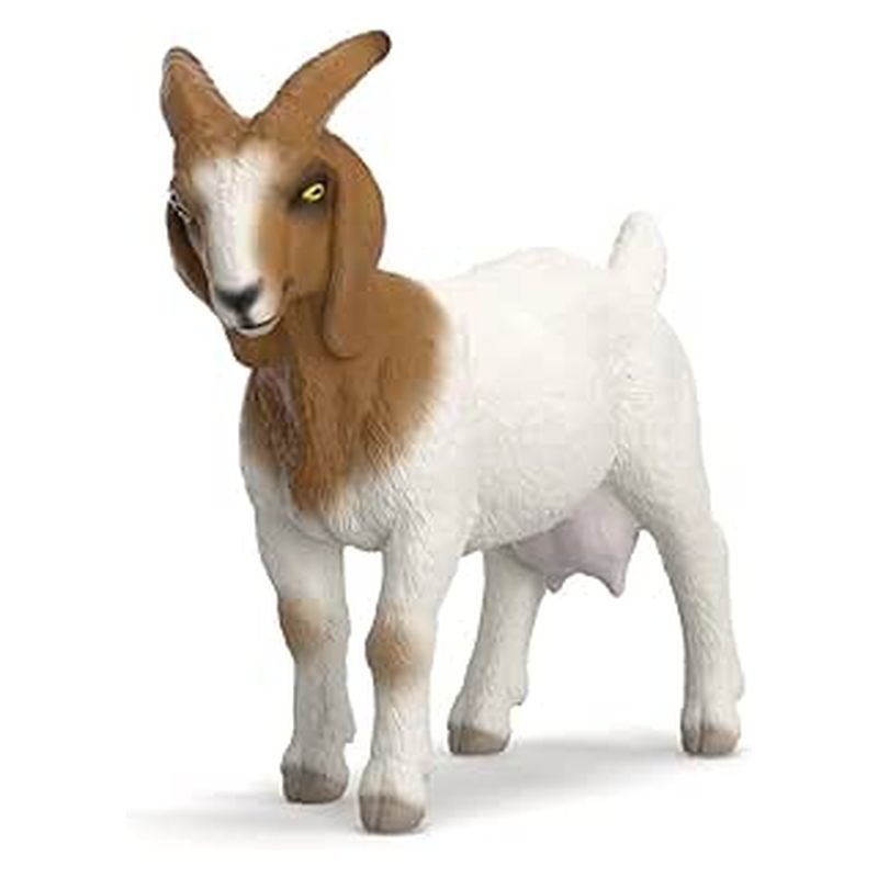 Schleich figura realista cabra bóer con grandes cuernos 14929