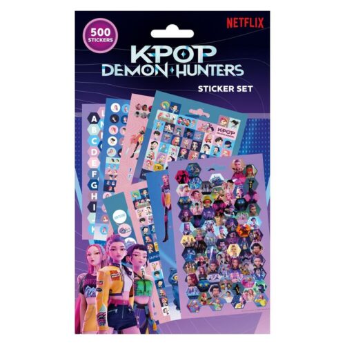 Set de pegatinas surtidas (500 stickers) K-Pop Demon Hunters PS2510684