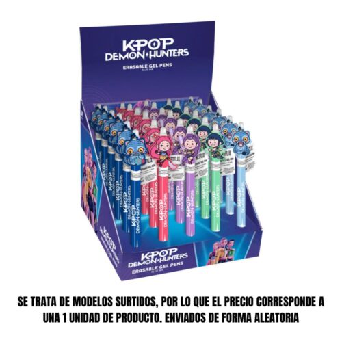 Bolígrafo borrable K-Pop Demon Hunters Modelos Surtidos (1 unidad) SR2511211