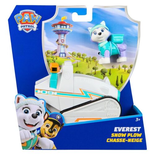 Spin Master Paw Patrol figura Everest con moto de nieve en color verde y blanca 6071217