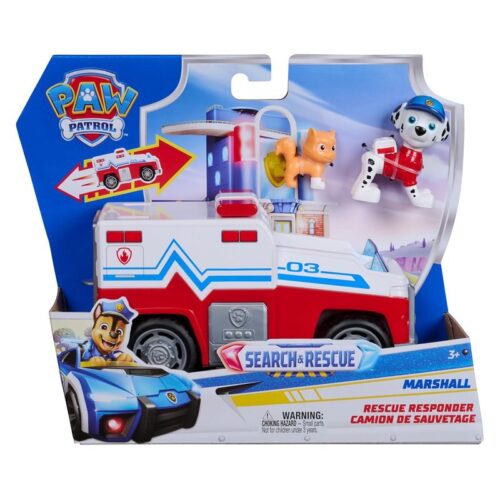 Spin Master Paw Patrol pack camión de salvamento con figura de Marshall y gatito 6074776
