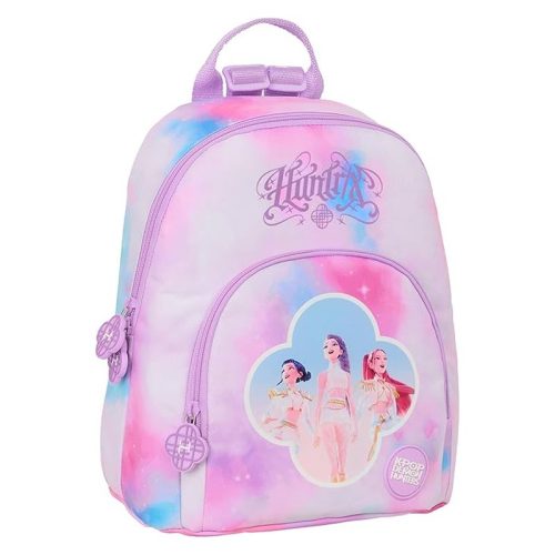 Safta mochila escolar de las K-POP con 3 compartimentos en color rosa 642669846