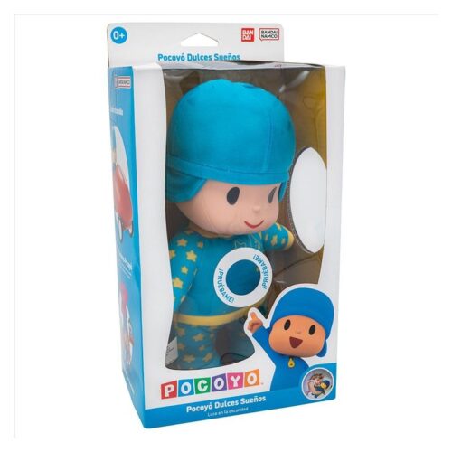 Bandai figura Pocoyo dulces sueños peluche blandito brilla en la oscuridad PB77350