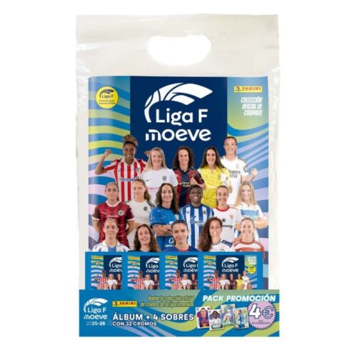 Starter Pack Liga F 25-26 (álbum más cuatro sobres) Panini 005514SPEG