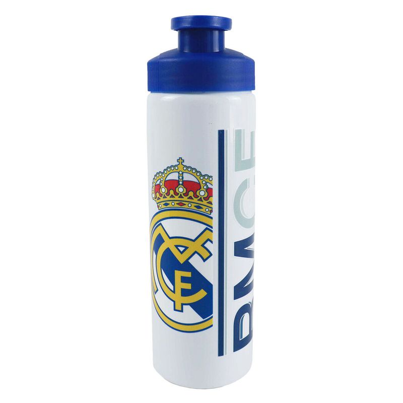 Botella acero inoxidable Real Madrid blanca y azul 550ml B92-23RM