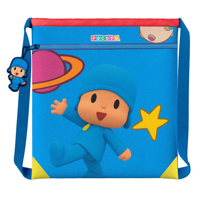 Saco con cremallera y llavero Pocoyó 35cm CYP MC21-03PY
