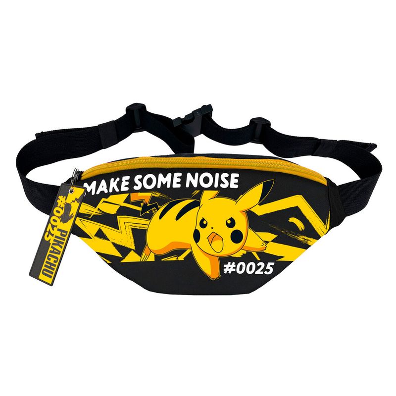 Riñonera Pikachu Twilight Champions Pokemon negra CYP BD20-41PK