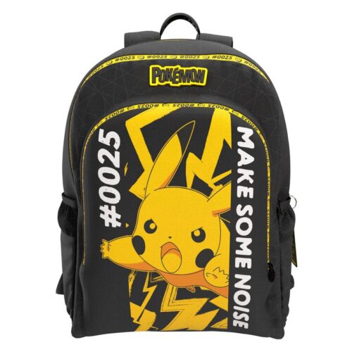 Mochila Pikachu Twilight Champions Pokemon 42cm negra MC20-42PK