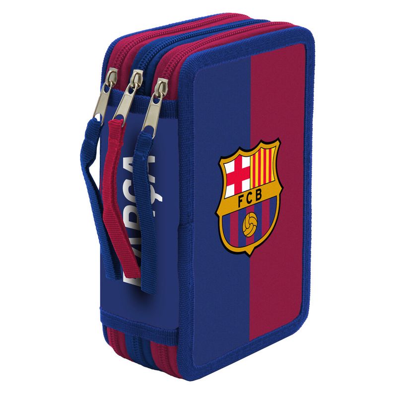 Plumier del FC Barcelona triple con 39 piezas CYP EP93-13BC