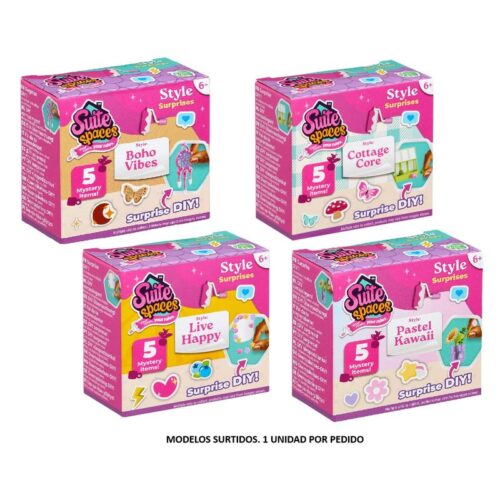 Bizak suite spaces caja sorpresa con 5 accesorios de decoración para tu hogar (modelos surtidos) 64554112