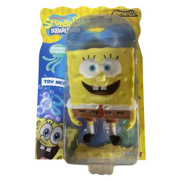 Bizak moster flex bob esponja figura estirable bob esponja con sonrisa 64393003-1