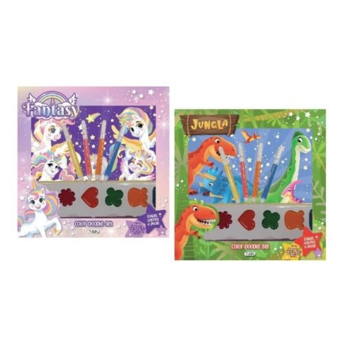 Libreta color Doodle Set modelos surtidos Saldaña CCA063