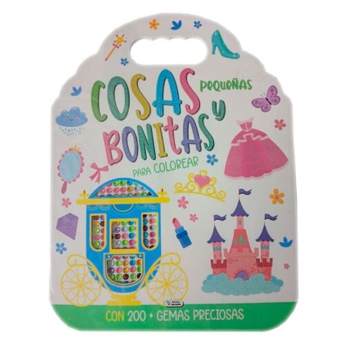 Cosas pequeñas y bonitas para colorear con 200 gemas preciosas CAD222 SALDAÑA