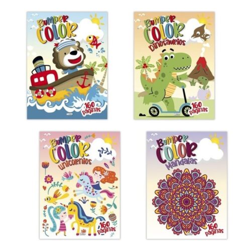 Libro de colorear Bumper Color modelos surtidos Saldaña CPC245