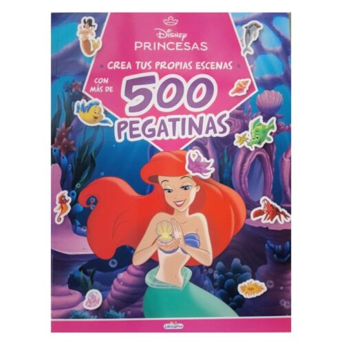 Libro Princesas Disney crea tus propias escenas con más de 500 pegatinas LD1029 SALDAÑA