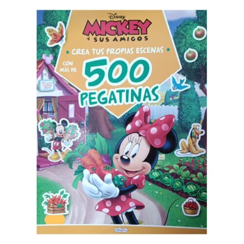 LibroMickey y sus amigos crea tus propias escenas con más de 500 pegatinas LD1030 SALDAÑA