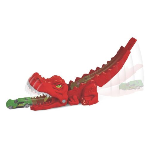 Hot Wheels Dino Lanzador con vehículo City GVF42sGVF41