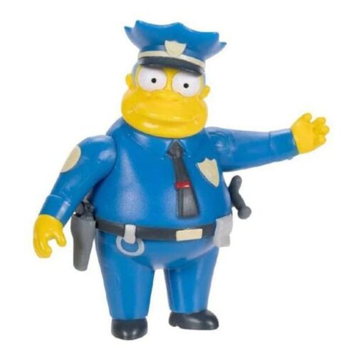 Jakks figura Jefe Wiggum de Los Simpsons 6,3cm 17530