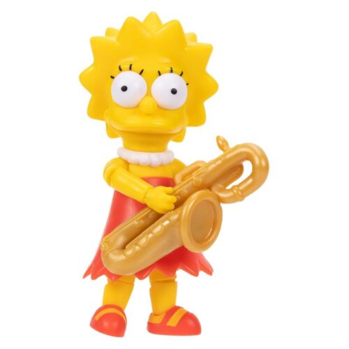 Jakks figura Lisa Simpson con saxo de Los Simpsons 13cm 176621