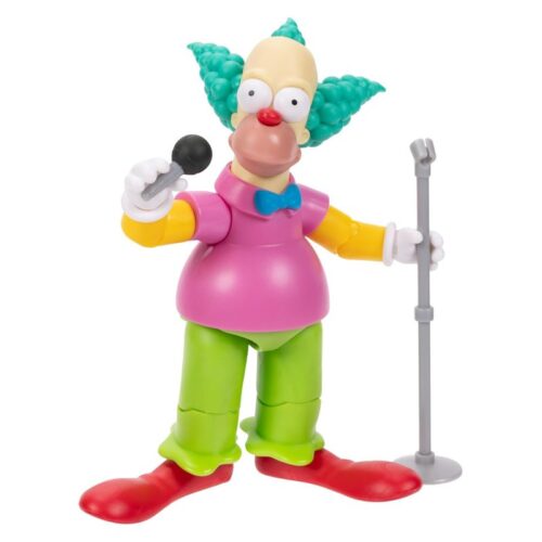 Jakks figura Krusty El Payaso con micrófono de Los Simpsons 13cm 176638