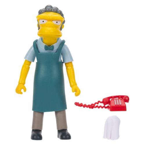Jakks figura Moe con teléfono rojo de Los Simpsons 13cm 176652