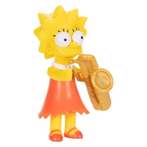 Jakks figura Lisa Simpson con saxo de Los Simpsons 6,3cm 40116