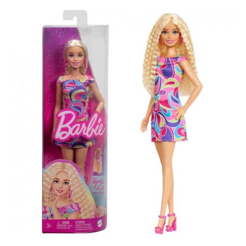 Mattel Muñeca Barbie Fashionista vestido colores HRH20