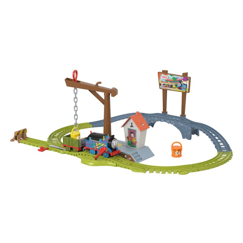 Mattel Tren motorizado y vías Thomas & Friends Paint Delivery HTN34