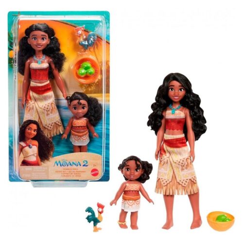 Mattel Set de muñecas Vaiana y Simea Disney Princesas JBT41