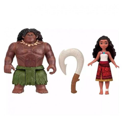 Mattel Pack de mini figuras Vaiana y Maui Disney JDD45